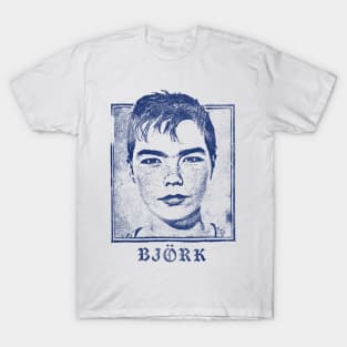 Bjork / Vintage Look Fan Art Design T-Shirt